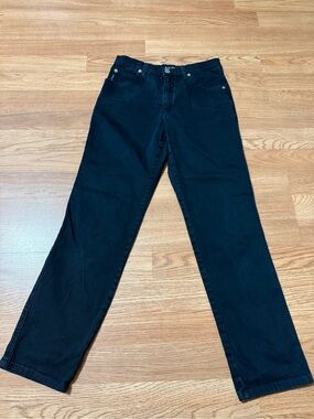 Armani Jeans Black Straight Jeans